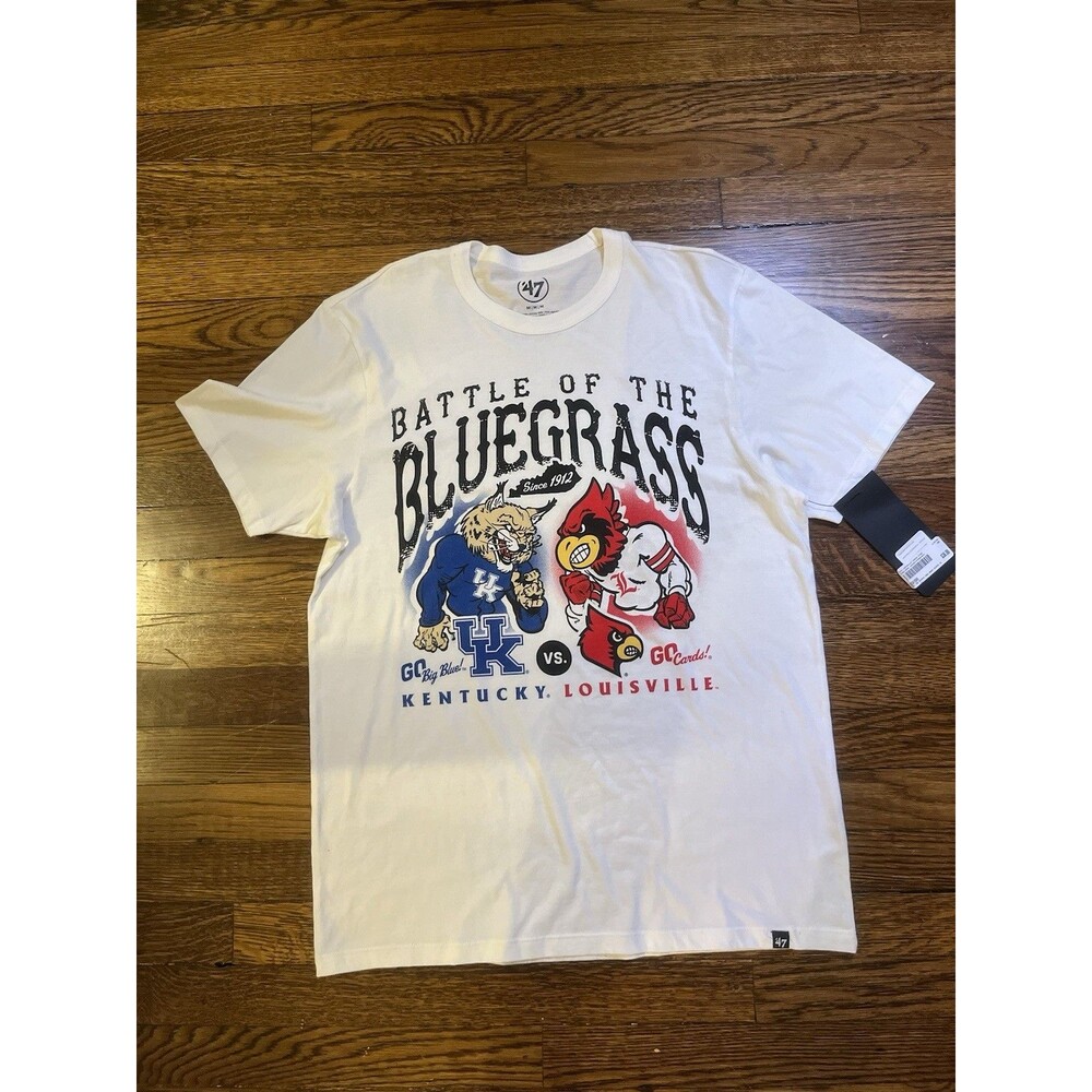 Kentucky Wildcats Louisville Cardinals Battle Of The Bluegrass Shirt Medium